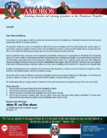 Andres and Dora Amoros Prayer Letter: Productive Months in the Lord's Work
