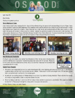 Charles and Lindsey Osgood Prayer Letter:   Expanding Influence
