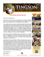 Garry and Mindy Tingson Prayer Letter: We've Almost Reached Our Goal!