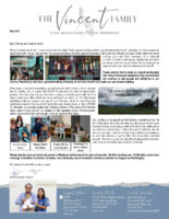 Ian and Czarinna Vincent Prayer Letter: Preparing for Our Church's Anniversary