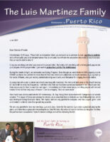 Luis and Carolina Martinez Prayer Letter: Just Praising the Lord for His Faithfulness