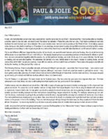 Paul and Jolie Sock Prayer Letter:  Our People Are Stepping Up and Getting Involved