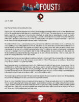 Zach Sr. and Karin Foust Prayer Letter: Meeting at Our Church Location Again!