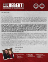 Brian and Liz Hebert Prayer Letter: Summer Challenges