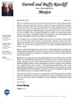 Darrell and Buffy Ratcliff Prayer Letter: Exciting Spanish Soul-Winning Course