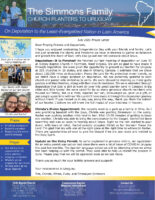Tim and Christa Simmons Prayer Letter: Deputation Is Finished!