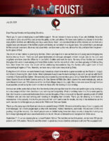Zach Sr. and Karin Foust Prayer Letter: Up the River, All Over the Hills, and Back From the Grave