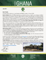Team Ghana Update: New Additions to Our Christian School