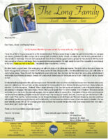 Andrew and Denise Long Prayer Letter: Praise the Lord for His Goodness and for His Wonderful Works!