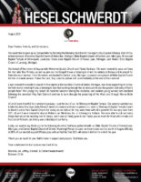 Brian and Ali Heselschwerdt Prayer Letter: We're at 80% of Our Support!