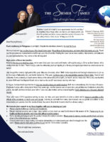 Dan and Lana Siemer Prayer Letter: Keeping Our Focus