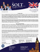 Dave and Mary Beth Solt Prayer Letter: Lockdowns Are Lifting