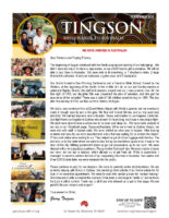Garry and Mindy Tingson Prayer Letter: We Have Arrived in Australia!