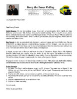 Warren and Jary Lynn Storm Prayer Letter: God's Blessings