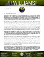 Chris and Irene Williams Prayer Letter: God Gives the Best Opportunities