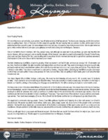 Mshama and Martha Kinyonga Prayer Letter: Kids' Program on Wednesday Nights Is Growing!