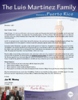 Luis and Carolina Martinez Prayer Letter: Even Greater Works in 2022