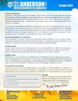 Oral and Alicia Anderson Prayer Letter: Soul Winning Outside Our Community
