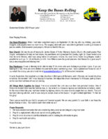 Warren and Jary Lynn Storm Prayer Letter: All Things Work Together for Good