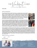 Ian and Czarinna Vincent Prayer Letter: Casting All Your Care Upon Him