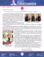 Scott Christiansen Prayer Letter: Children Allowed in Church