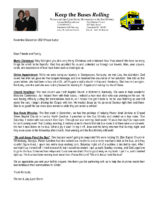 Warren and Jary Lynn Storm Prayer Letter: Divine Appointments and Bus-Route Miracles