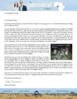 Caleb and Emily Christiansen Prayer Letter: Settling in to Our New Ministry