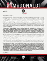 Corey and Elizabeth McDonald Prayer Letter: "Christmas for Calvary Kids"