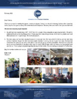 Eddie and Sindy Arold Prayer Letter: Opening Doors