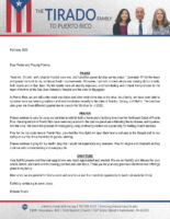 Roberto and Angela Tirado Prayer Letter: Thanking God for Health