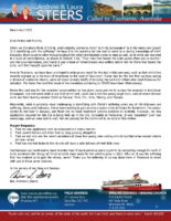 Andrew and Laura Steers Prayer Letter:  Identifying with Christ's Suffering
