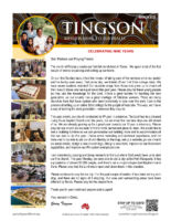 Garry and Mindy Tingson Prayer Letter: Celebrating Nine Years!