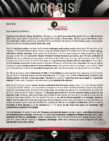 Peter and Melody Morris Prayer Letter: Challenging and Exciting Events to Start 2022