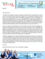 Daniel and Misty Wilder Prayer Letter: Covered by the Blood of Jesus