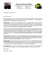 Warren and Jary Lynn Storm Prayer Letter: God's Blessings
