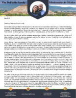 Adam and Karen DePaolis Prayer Letter:  I'm Humbled by the Faithfulness of God