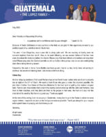 Angel and Noemi Lopez Prayer Letter: In Quietness and Confidence Shall Be Your Strength