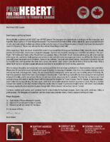 Brian and Liz Hebert Prayer Letter: Spring Praises and Prayer Requests