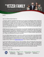 Christopher and Amy Yetzer Prayer Letter: A National Italian Pastor