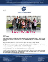 Geoge and Barb Zarris Prayer Letter: God With Us