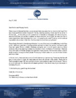 Missionary #6505 Prayer Letter: Leaving for Egypt