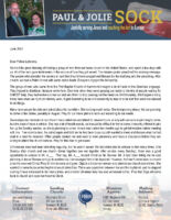 Paul and Jolie Sock Prayer Letter: Fruitful Months