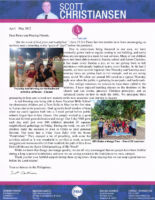 Scott Christiansen Prayer Letter: Great Vacation Bible School and Youth Rally