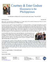 Courtney and Ester Godsoe Prayer Letter: Celebrating 17 Years as a Church!