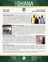 Team Ghana National Pastor Spotlight: Converts Now Attending Church