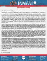 Chad and Sarah Inman Prayer Letter: Going into the Highways and Hedges