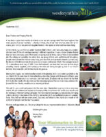 Wes and Cynthia Palla Prayer Letter: Baptisms, VBS, and Growth