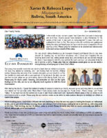 Xavier and Rebecca Lopez Prayer Letter: A New Church Has Been Born!