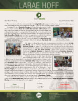 Larae Hoff Prayer Letter: What a Joy It Is to See God Work!