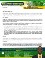 Fisa Mihy-Mihyndu Prayer Letter: Soul Winning, Baptisms, and Discipleship